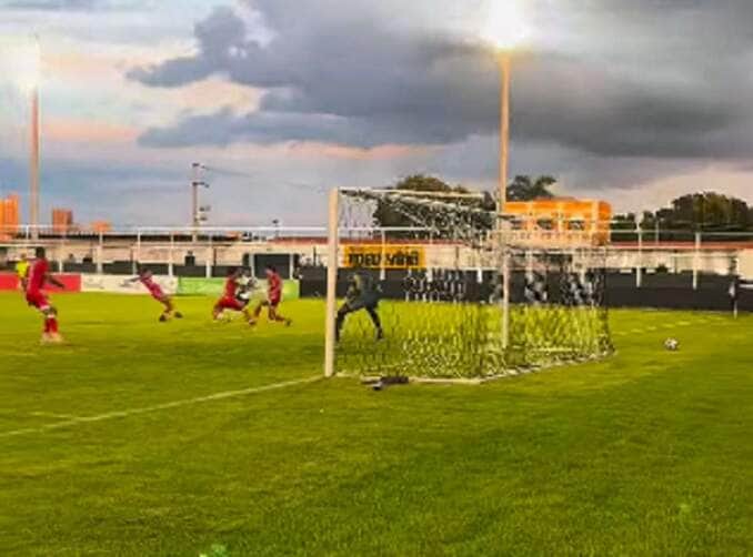 Lance de Mixto x Porto Velho. Imagem: Reprodução