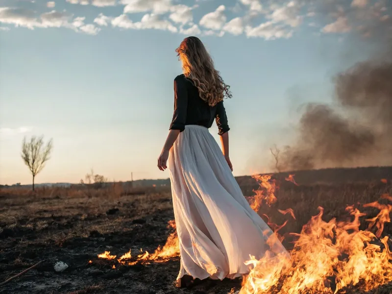 Mulher Renascendo das cinzas