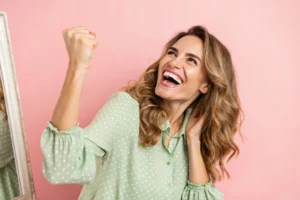 Mulher autoconfiante