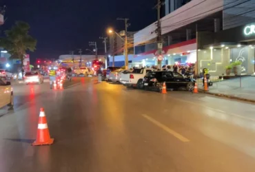 Operação Lei Seca prende 13 motoristas por embriaguez no Centro de Cuiabá