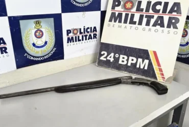 Suspeito armado é preso após ameaçar dono de churrascaria em Cuiabá