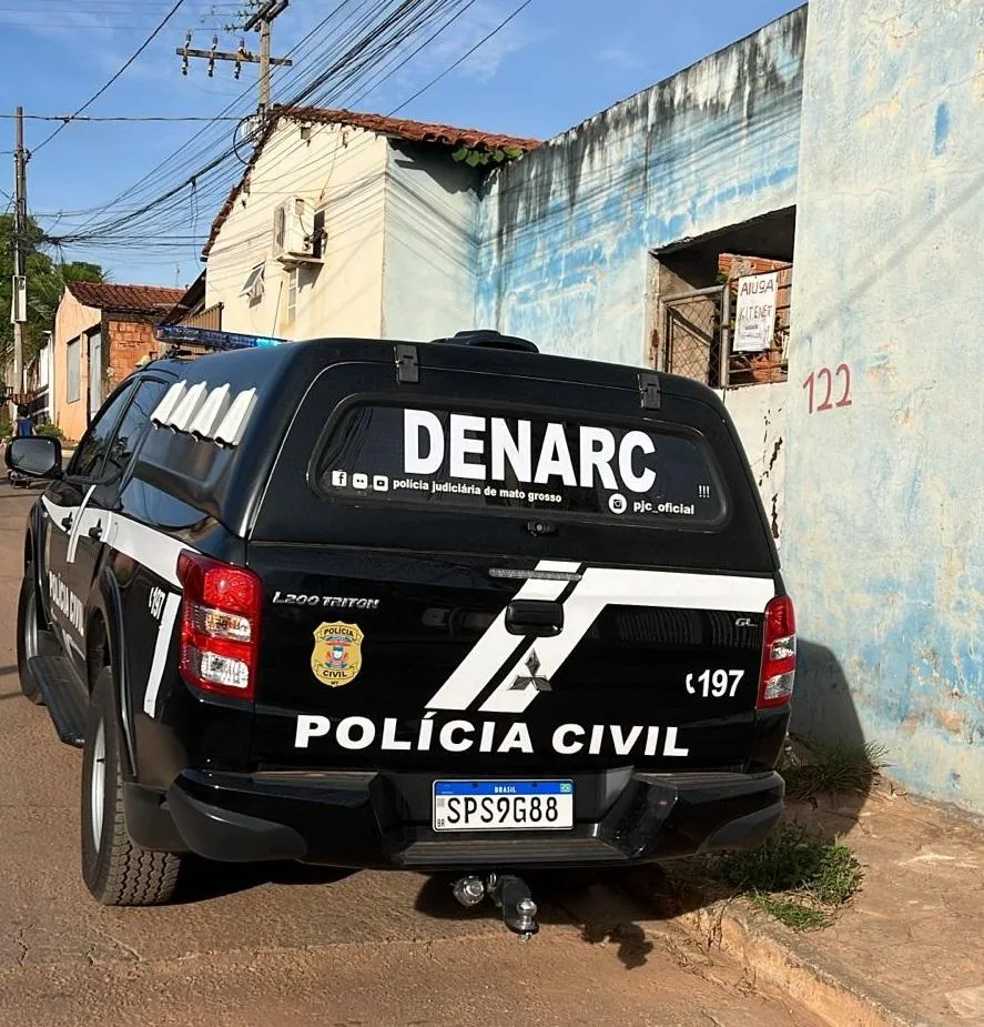 Ação antidrogas mobiliza policiais na região central de Cuiabá