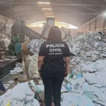 Polícia Civil elimina mais de 2,5 toneladas de papéis sem valor jurídico em ação de reciclagem