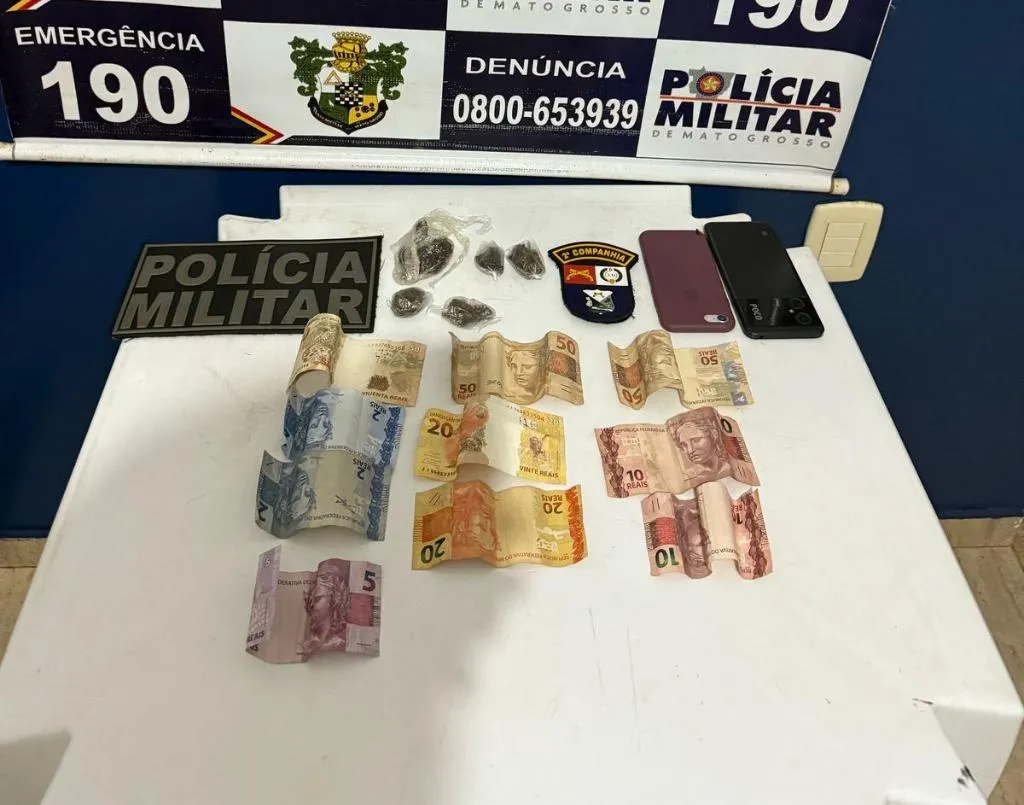 Polícia Militar realiza prisões por tráfico de drogas em bairro de Comodoro