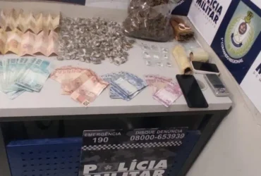 Homem é preso com mais de 170 porções de drogas em bar de Cuiabá