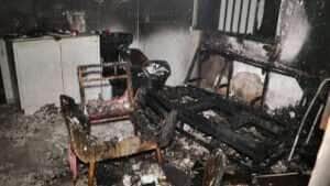 Incêndio atinge residência e salão de beleza em Nova Mutum durante a madrugada