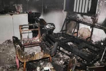 Incêndio atinge residência e salão de beleza em Nova Mutum durante a madrugada