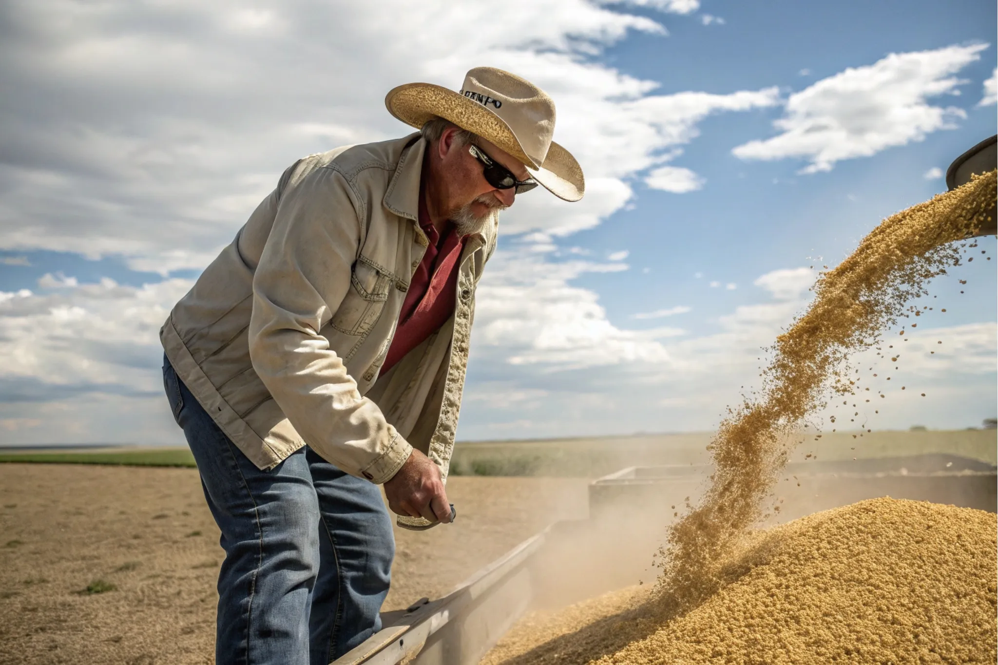 Soja colheita - By CenárioMT