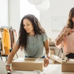 Venda no comercio - Canva