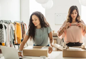 Venda no comercio - Canva