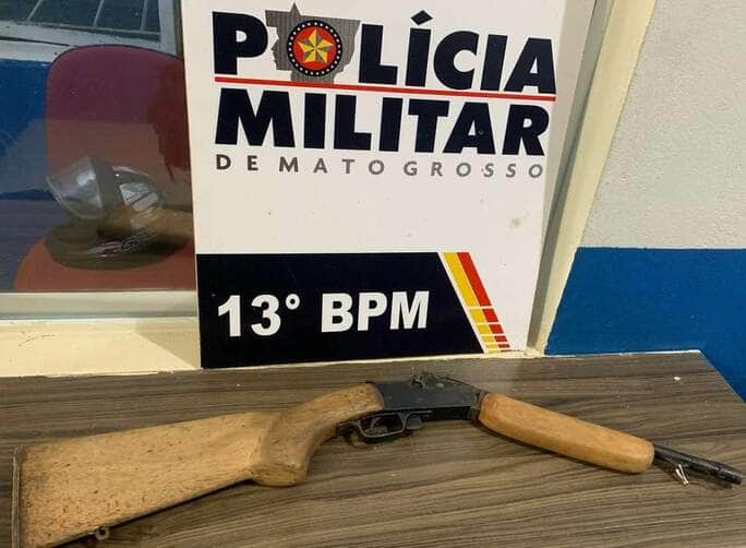 Suspeito se recusava a deixar a residência e construiu barraco nos fundos do imóvel