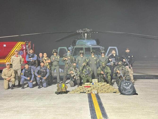 Operação Tolerância Zero apreende 51 tabletes de skunk; dois bolivianos ficam feridos e são presos pela Polícia Federal