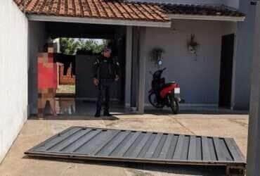 GCM atende ocorrência de violência doméstica no bairro Fuji, em Lucas do Rio Verde