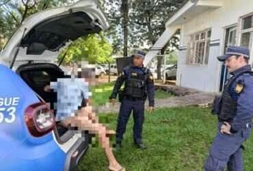 Homem é preso após ameaçar irmã e descumprir medida protetiva no Jardim das Palmeiras 