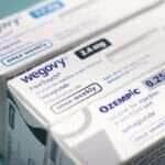 FILE PHOTO: Boxes of Ozempic and Wegovy made by Novo Nordisk are seen at a pharmacy in London, Britain March 8, 2024. Reuters/Hollie Adams/Proibida reprodução