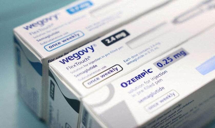 FILE PHOTO: Boxes of Ozempic and Wegovy made by Novo Nordisk are seen at a pharmacy in London, Britain March 8, 2024. Reuters/Hollie Adams/Proibida reprodução