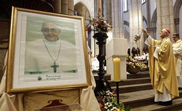 São Paulo (SP), 21/04/2025 - Cardeal Odilo Pedro Scherer, arcebispo de São Paulo, preside missa em sufrágio do Papa Francisco que faleceu nesta segunda-feira. Foto: Paulo Pinto/Agência Brasil