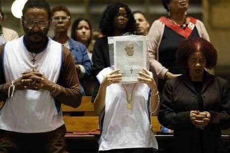 Rio de Janeiro (RJ), 21/04/2025 – Missa em sufrágio do Papa Francisco na Catedral Metropolitana. Foto: Fernando Frazão/Agência Brasil