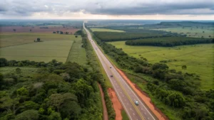 Foto aérea da BR-364