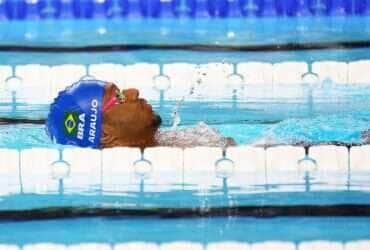 Paris-França Após as eliminatórias disputadas na manhã deste sábado (31), o Brasil tem cinco finais no terceiro dia de competições da natação nos Jogos Paralímpicos de Paris. Foto: Silvio Avila/CPB