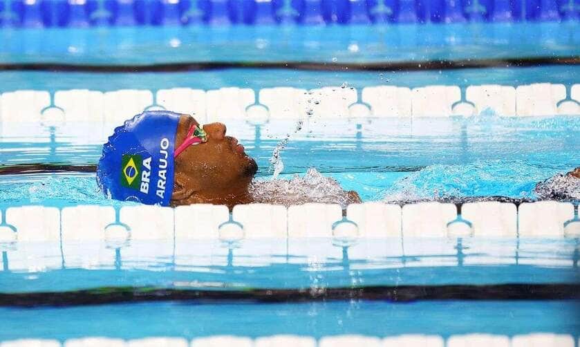 Paris-França Após as eliminatórias disputadas na manhã deste sábado (31), o Brasil tem cinco finais no terceiro dia de competições da natação nos Jogos Paralímpicos de Paris. Foto: Silvio Avila/CPB