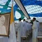 Brasília (DF) 21/04/2025 O arcebispo de Brasília, Cardeal Dom Paulo César, celebra missa pelo aniversário de 65 anos de Brasília e em sufrágio ao Papa Francisco.   Foto: Fabio Rodrigues-Pozzebom/ Agência Brasil