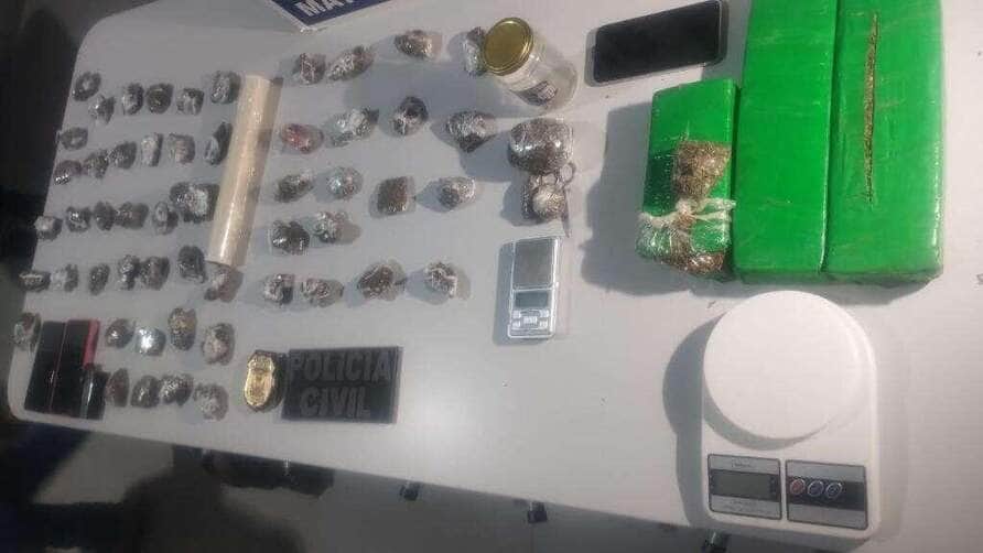 drogas apreendidas com grupo de mulheres em mato grosso