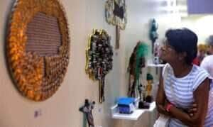 Rio de Janeiro (RJ), 09/04/2025 - Começa a Feira Rio Artes para capacitação e negócios em economia criativa, no Centro de Convenções Expomag, centro da cidade. Foto: Tânia Rêgo/Agência Brasil