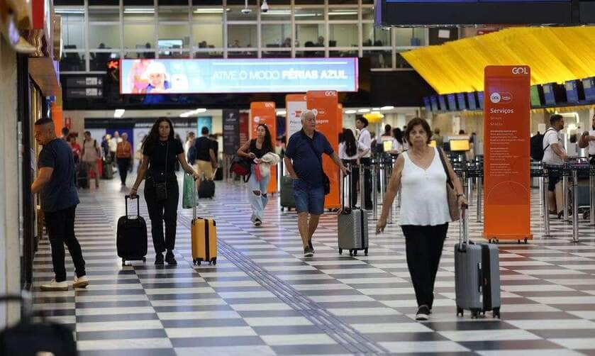 São Paulo (SP), 05/03/2025 - Movimentação de passageiros no Aeroporto de Congonhas, em Campo Belo, zona sul da capital. Foto: Rovena Rosa/Agência Brasil