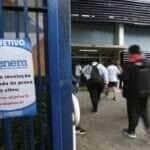 São Paulo (SP), 10/11/2024 - Estudantes  no segundo dia de provas do ENEM na UNIP Vergueiro em São Paulo. Foto: Paulo Pinto/Agência Brasil
