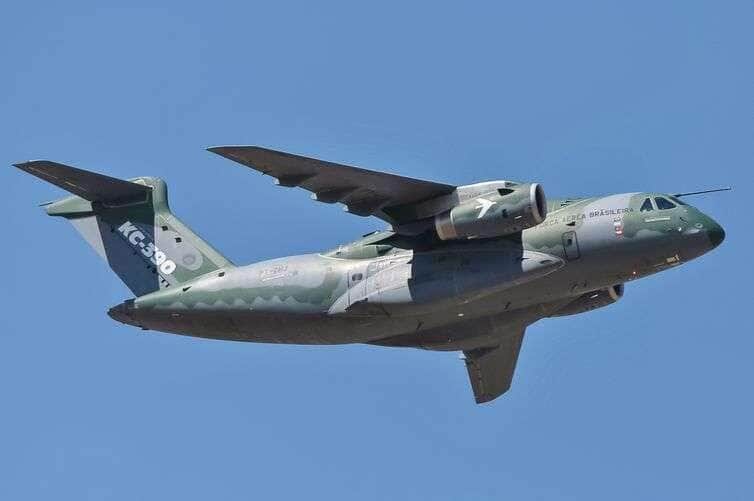 09/10/2023, Avião da Embraer KC 390. Foto: Marcos Corrêa/PR/Wikipedia