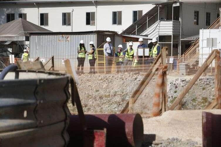 São Paulo (SP), 08.11.2023 - Peritos fazem vistoria no canteiro de obras do metro Linha 6 - Laranja, no bairro do Bexiga, onde foi encontrado um sítio arqueológico, nomeado como Saracura Vai-Vai. Foto: Paulo Pinto/Agência Brasil