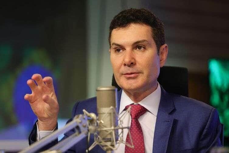 Fabio Rodrigues-Pozzebom/ Agência Brasil Brasília (DF) 23/04/2025 - O ministro das Cidades, Jader Filho, participa do programa Bom Dia, Ministro Foto: Fabio Rodrigues-Pozzebom/ Agência Brasil