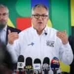 Brasília (DF), 29/04/2025 - Ministro da Saúde Alexandre Padilha concede entrevista coletiva de imprensa no Palácio do Planalto. Fotos: Walterson Rosa/MS