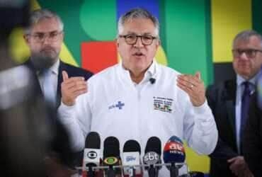 Brasília (DF), 29/04/2025 - Ministro da Saúde Alexandre Padilha concede entrevista coletiva de imprensa no Palácio do Planalto. Fotos: Walterson Rosa/MS