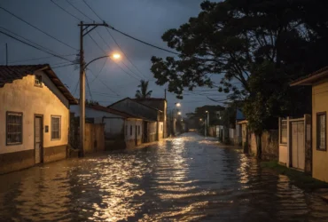 Rondonópolis instala placas para alertar sobre risco de alagamentos em vias críticas