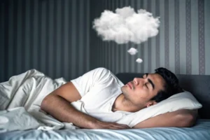 Simpatia, homem dormindo