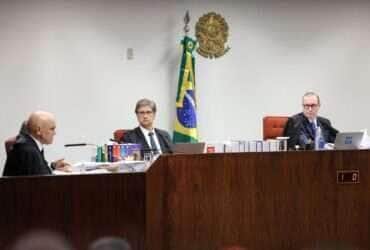 Brasília (DF) 26/03/2025 - O Supremo Tribunal Federal (STF) começa a julgar, o ex-presidente Jair Bolsonaro e mais sete denunciados pela trama golpista vão se tornar réus na ação.
O caso será julgado pela Primeira Turma da Corte, colegiado formado por cinco dos 11 ministros que compõem o tribunal. 
Foto: Antonio Augusto/STF