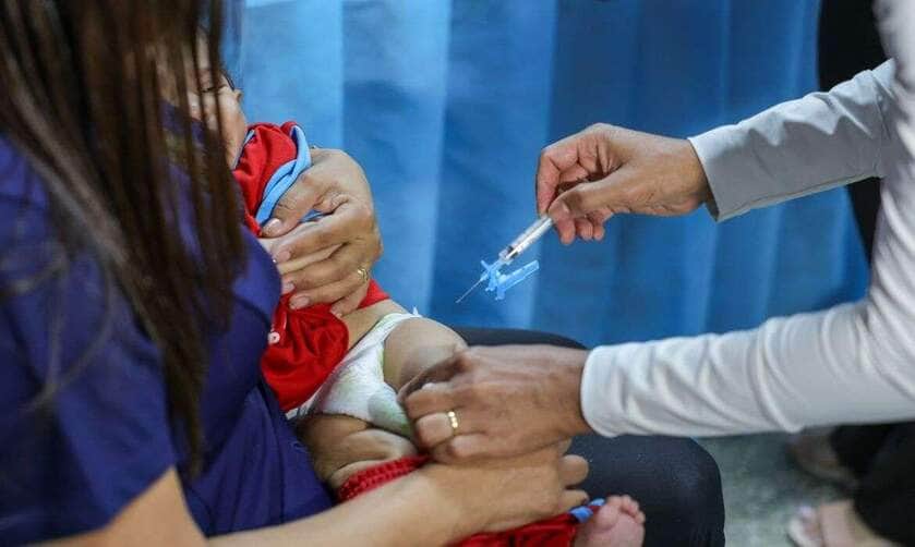 Brasília (DF) 15/04/2025 A Secretaria de Saúde do DF promove um dia de vacinação infantil  na Creche Sempre Viva, na cidade satélite de Ceilândia, DF  Foto: Fabio Rodrigues-Pozzebom/ Agência Brasil