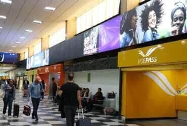 São Paulo (SP), 14/08/2024 - Balcão de atendimento da Voepass Linhas Aéreas no Aeroporto de Congonhas. Foto: Rovena Rosa/Agência Brasil