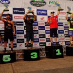 Veja quem subiu ao pódio no motocross nacional em Mato Grosso