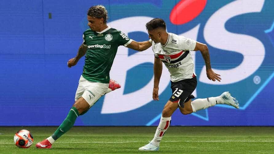 Onde assistir Palmeiras x São Paulo no Brasileirão AO VIVO. Imagem: Cesar Greco/Ag. Palmeiras