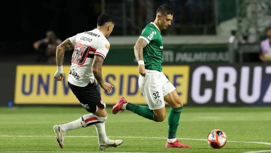 Onde assistir Palmeiras x São Paulo no Brasileirão AO VIVO. Imagem: Cesar Greco/Ag. Palmeiras