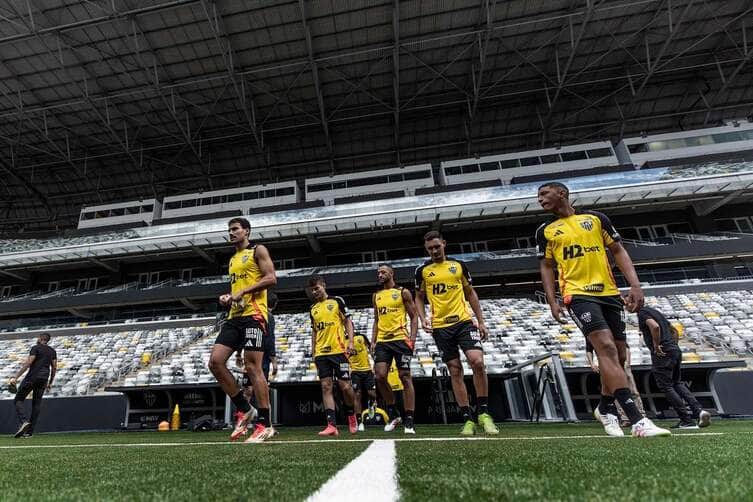 Juventude x Atlético-MG: Onde assistir, momento das equipes e prováveis escalações para o duelo da 7ª rodada do Brasileirão. Imagem: Pedro Souza/Atlético