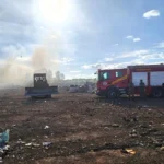 Ação conjunta combate queimadas em lixão de Confresa
