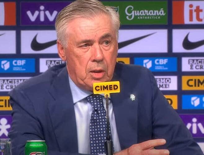 Ancelotti divulgou os nomes para os primeiros duelos da Seleção Brasileira nas Eliminatórias, diante de Equador e Paraguai