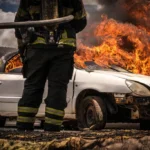 Homem é preso após atear fogo em carro da ex-companheira em Mato Grosso