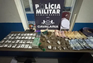 Cavalaria da PM prende nove suspeitos por tráfico, roubo e abandono de incapaz em Mato Grosso