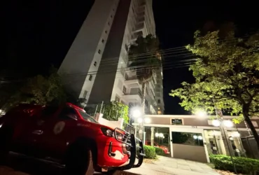 Fogo atinge apartamento em Cuiabá (MT) e quase causa tragédia