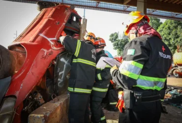 3º Desafio de Salvamento Veicular movimenta Cuiabá com treinamentos realistas